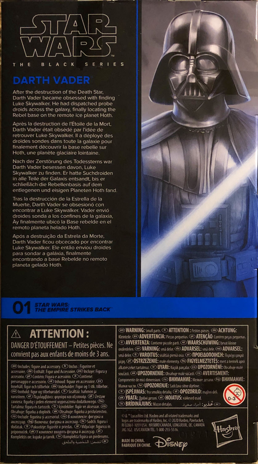 Darth Vader - Hasbro (Star Wars Episode V: The Empire Strikes Back) action figure collectible - Main Image 2