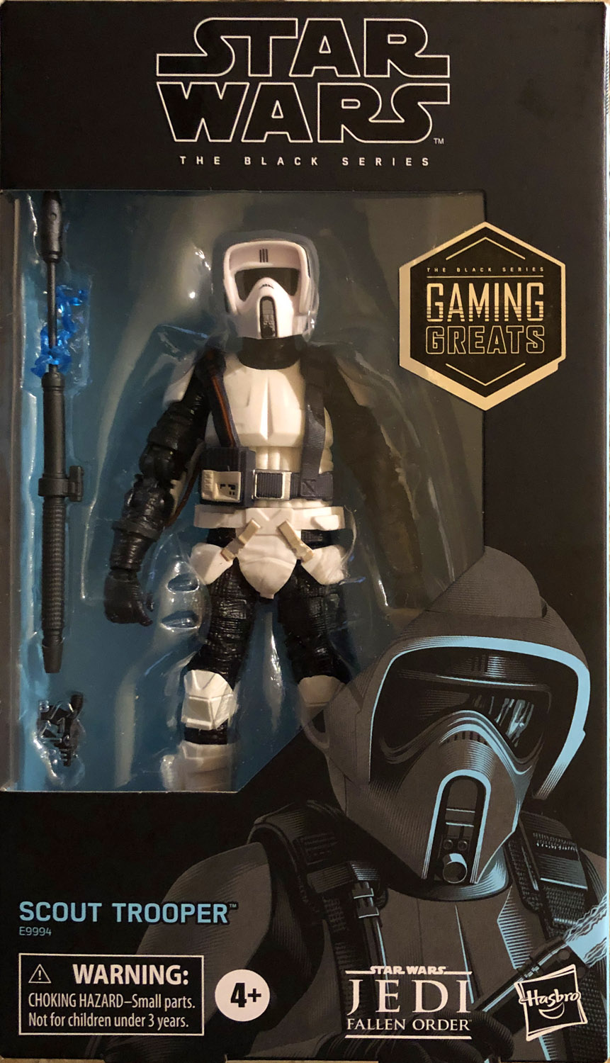 Scout Trooper - Disney/Hasbro (Star Wars The Black Series 6) action figure collectible - Main Image 1