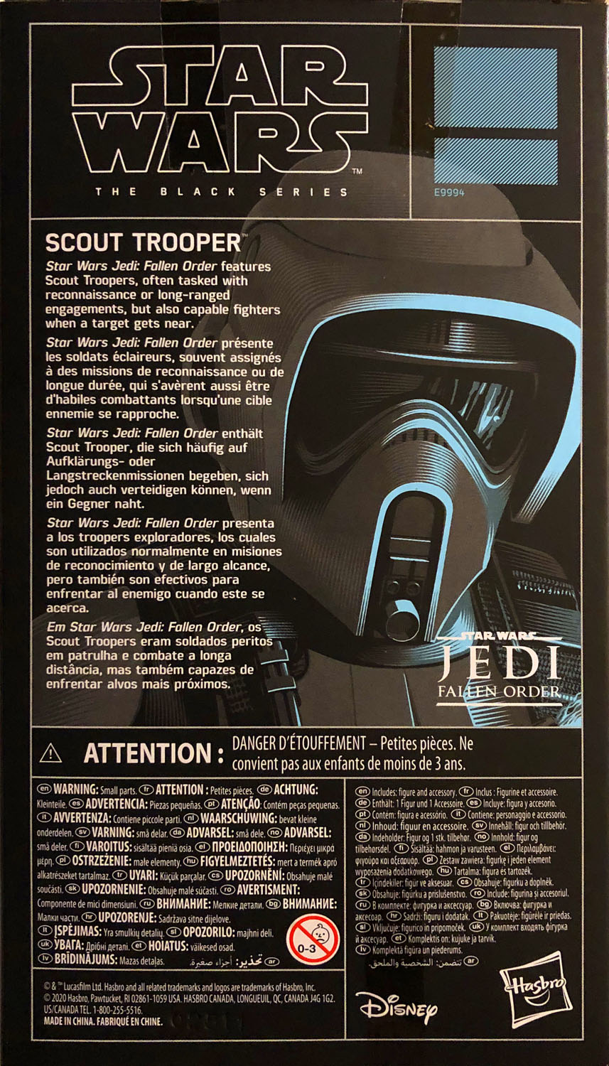 Scout Trooper - Disney/Hasbro (Star Wars The Black Series 6) action figure collectible - Main Image 2