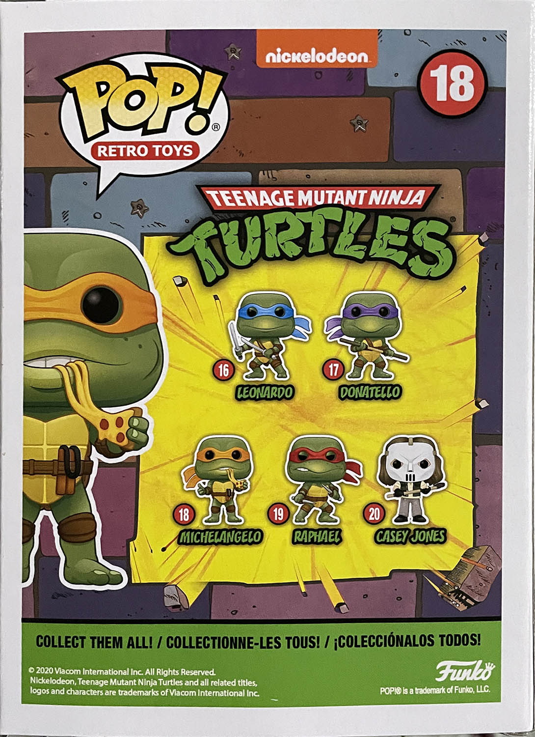 Michaelangelo 18 - Funko (POP! Retro Toys) action figure collectible - Main Image 2