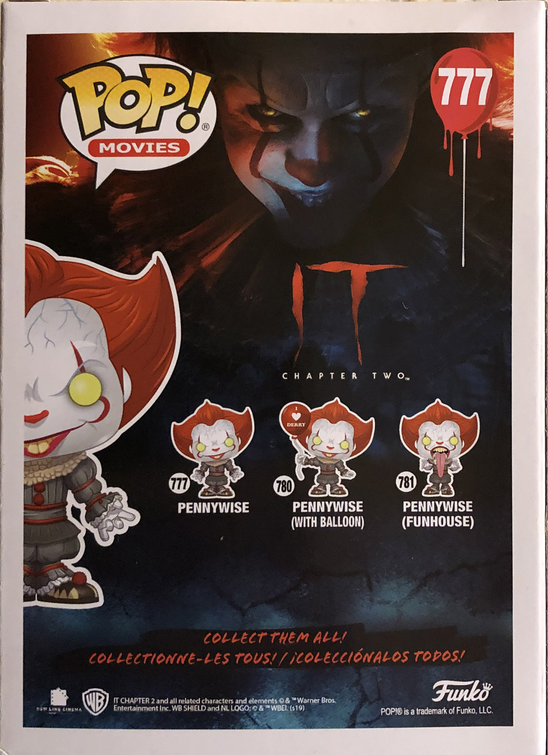Pennywise 777 - Funko (Pop! Movies) action figure collectible - Main Image 2