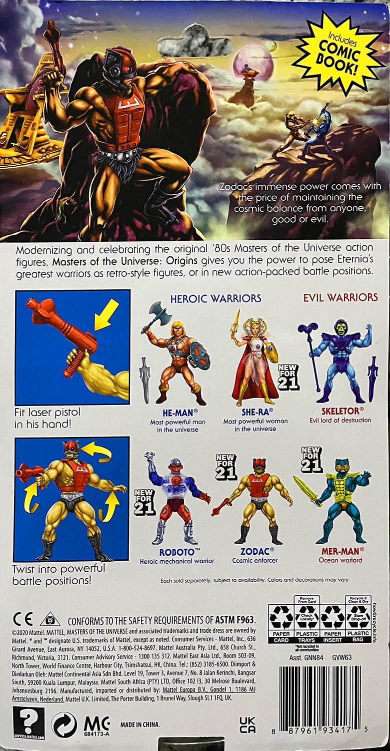 Zodiac - Mattel (Masters Of The Universe Origins) action figure collectible - Main Image 2