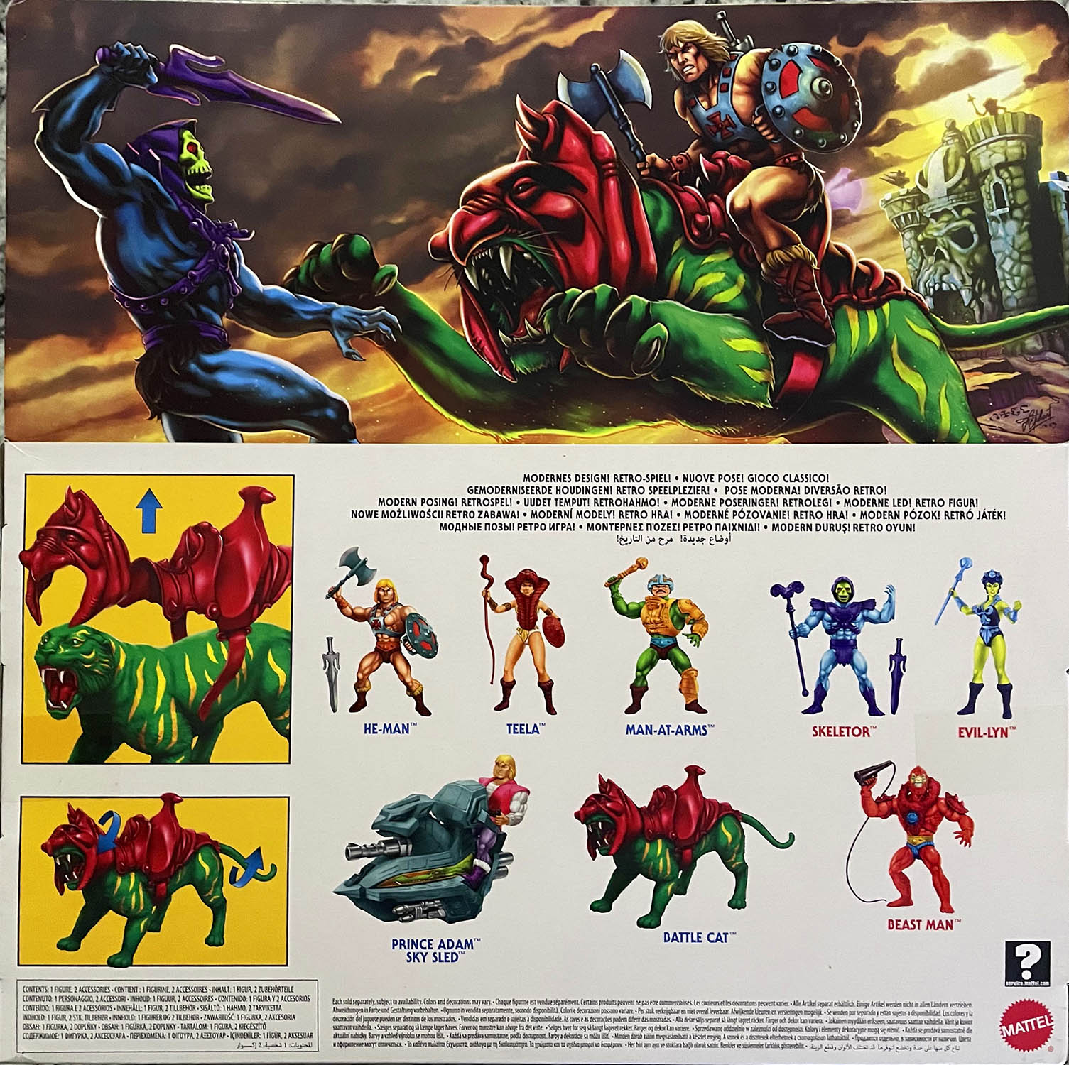 Battle Cat - Mattel (Masters Of The Universe Origins) action figure collectible - Main Image 2