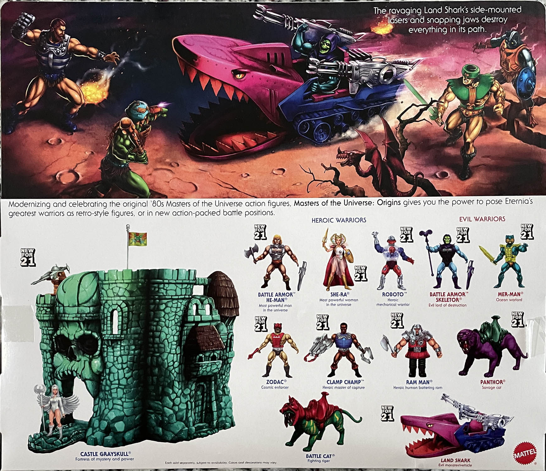 Land Shark - Mattel (Masters of the Universe: Origins) action figure collectible - Main Image 2