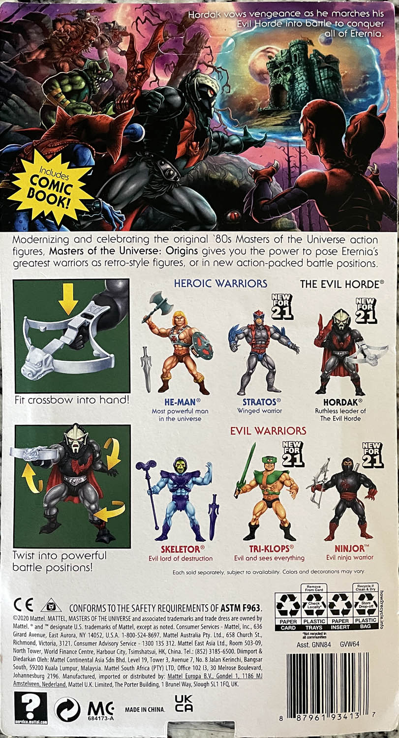 Hordak - Mattel (Masters Of The Universe Origins) action figure collectible - Main Image 2