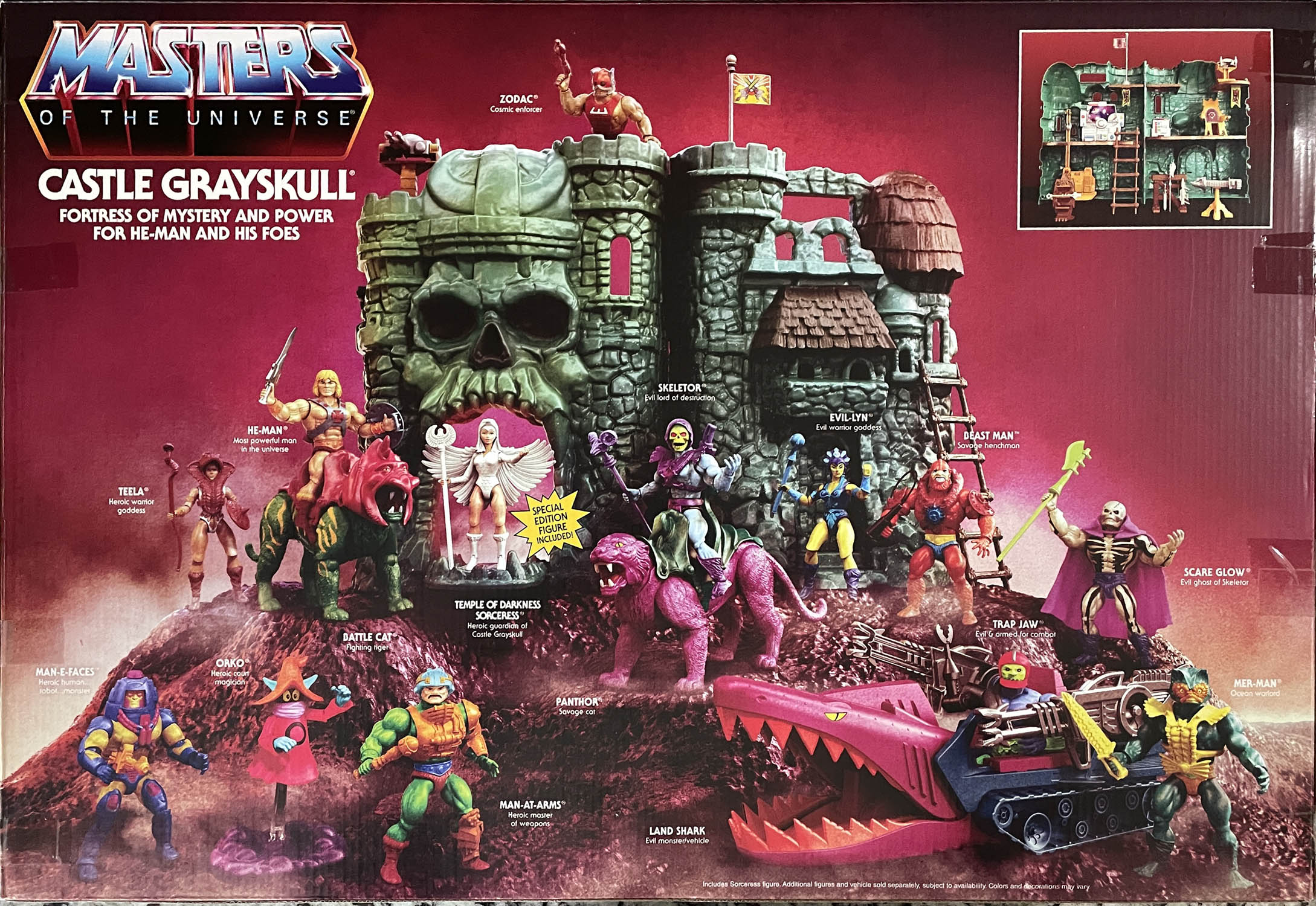 Castle Grayskull - Mattel (Masters of the Universe: Origins) action figure collectible - Main Image 2