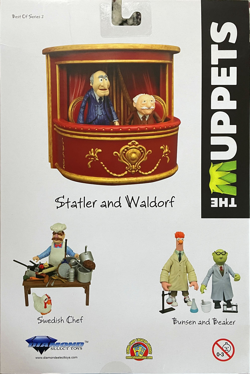 Statler & Waldorf Two-Pack - Diamond Select (The Muppets) action figure collectible - Main Image 2