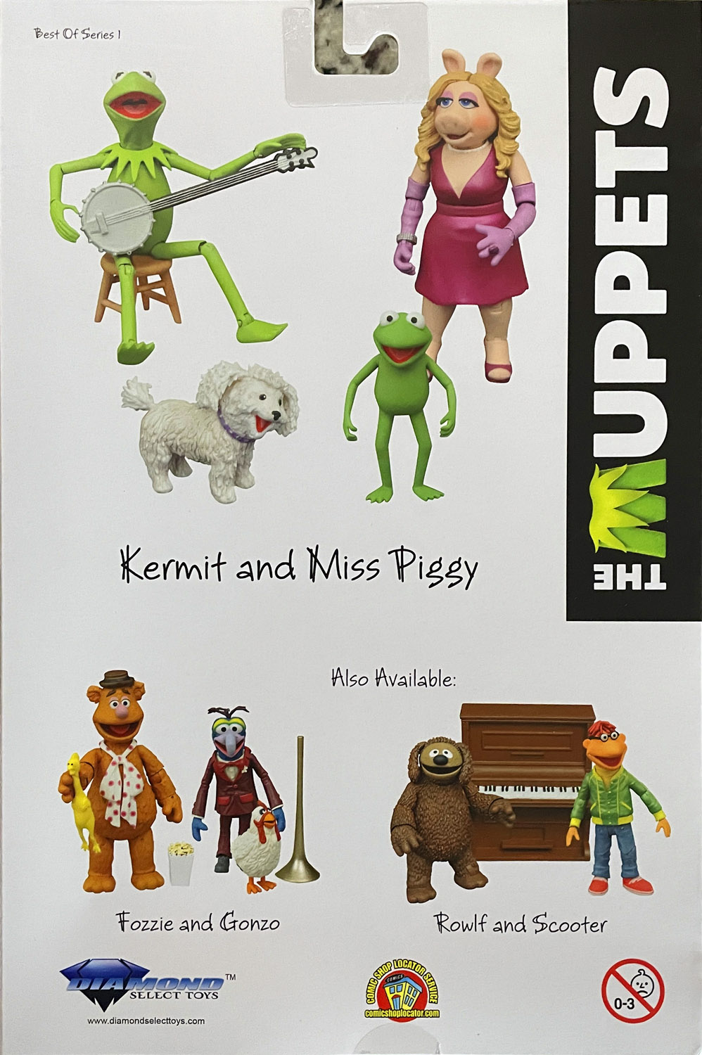 Kermit & Piggy Two-Pack - Diamond Select (The Muppets) action figure collectible - Main Image 2