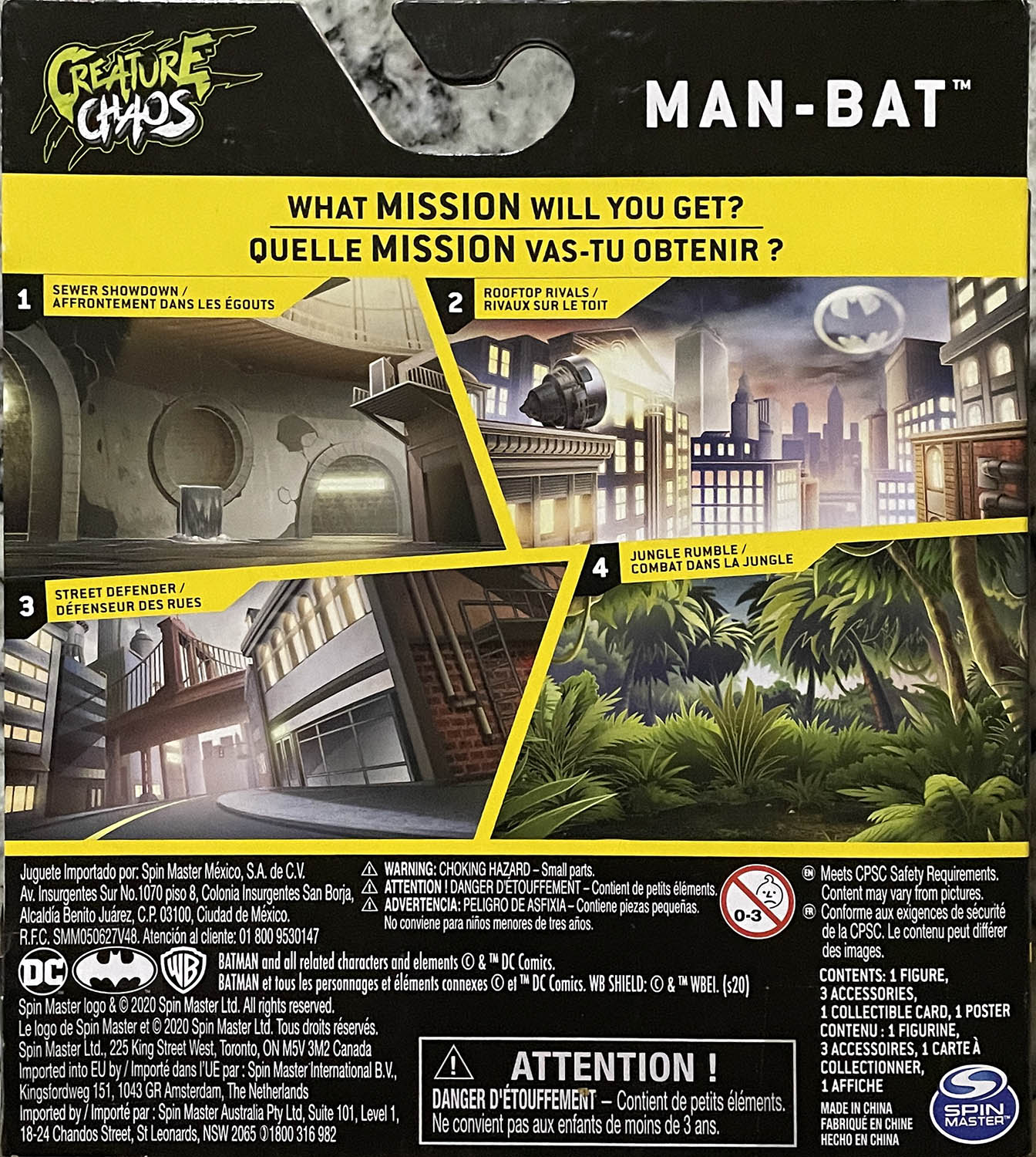 Man-Bat - Spin Master (Batman - Caped Crusader) action figure collectible - Main Image 2