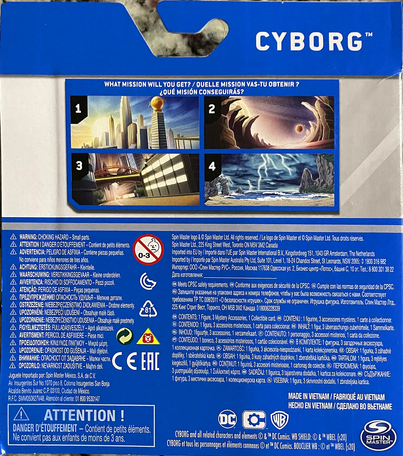 Cyborg - Spin Master (DC Heroes Unite) action figure collectible - Main Image 2