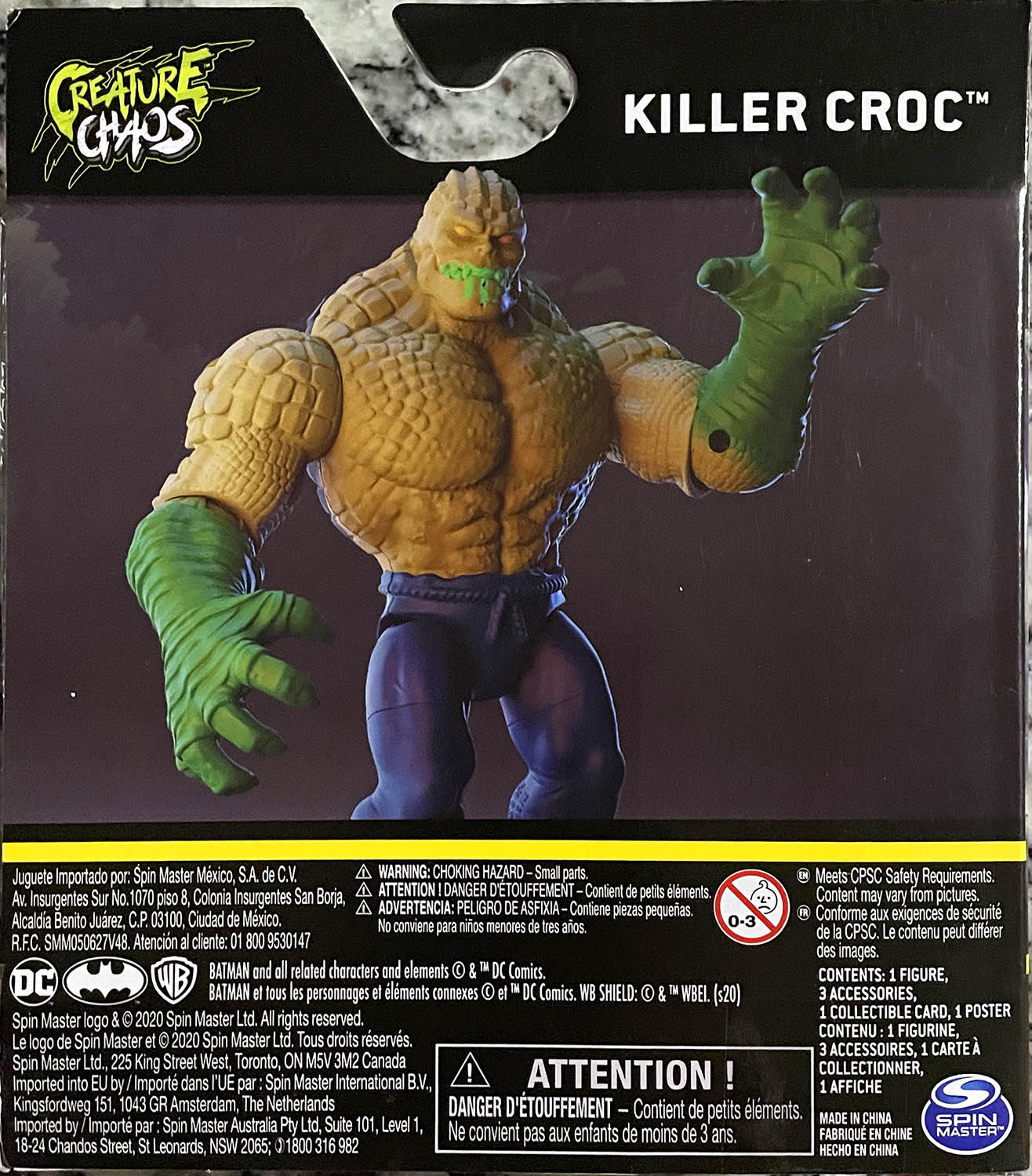 Killer Croc - Spin Master (Batman - The Caped Crusader) action figure collectible - Main Image 2