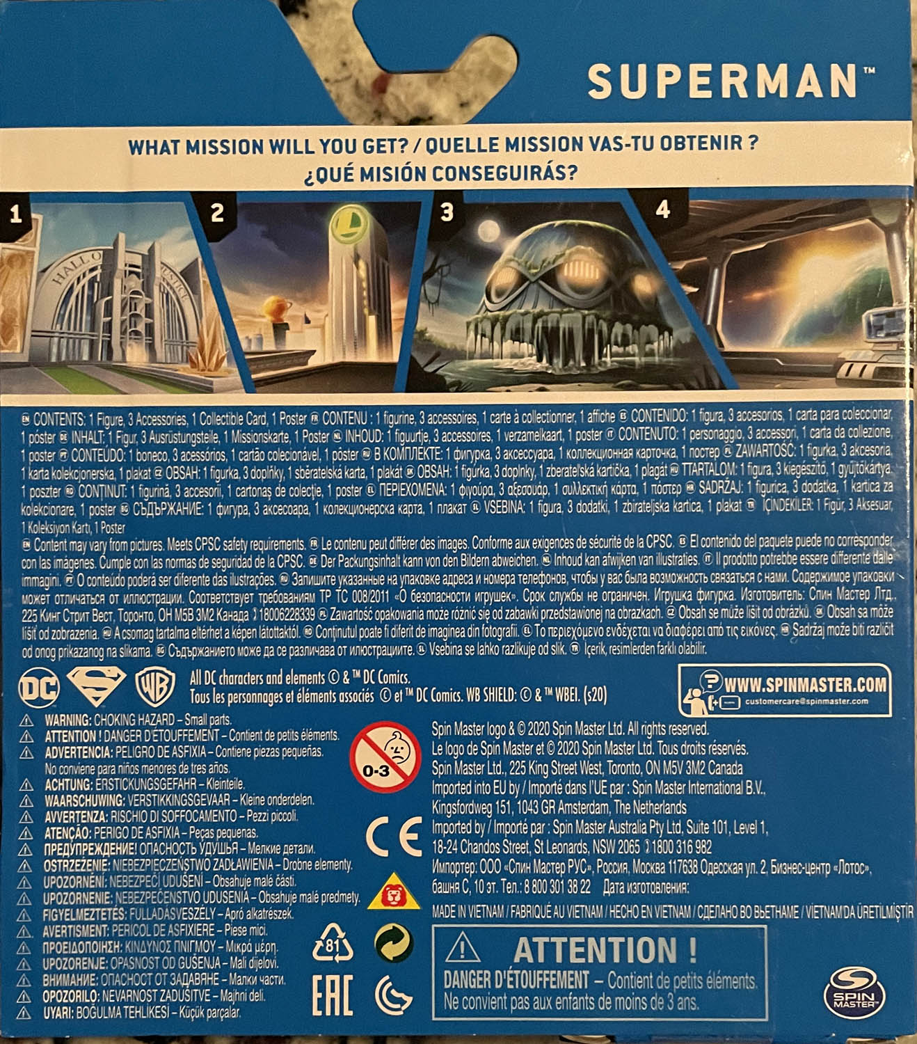 Superman - Spin Master (DC Heroes Unite) action figure collectible - Main Image 2