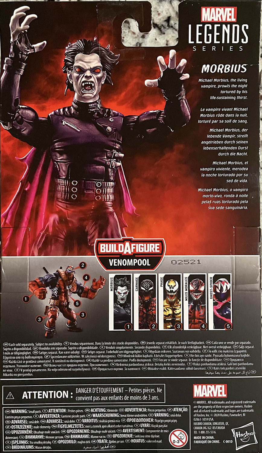 Morbius - Hasbro (Marvel Legends) action figure collectible - Main Image 2