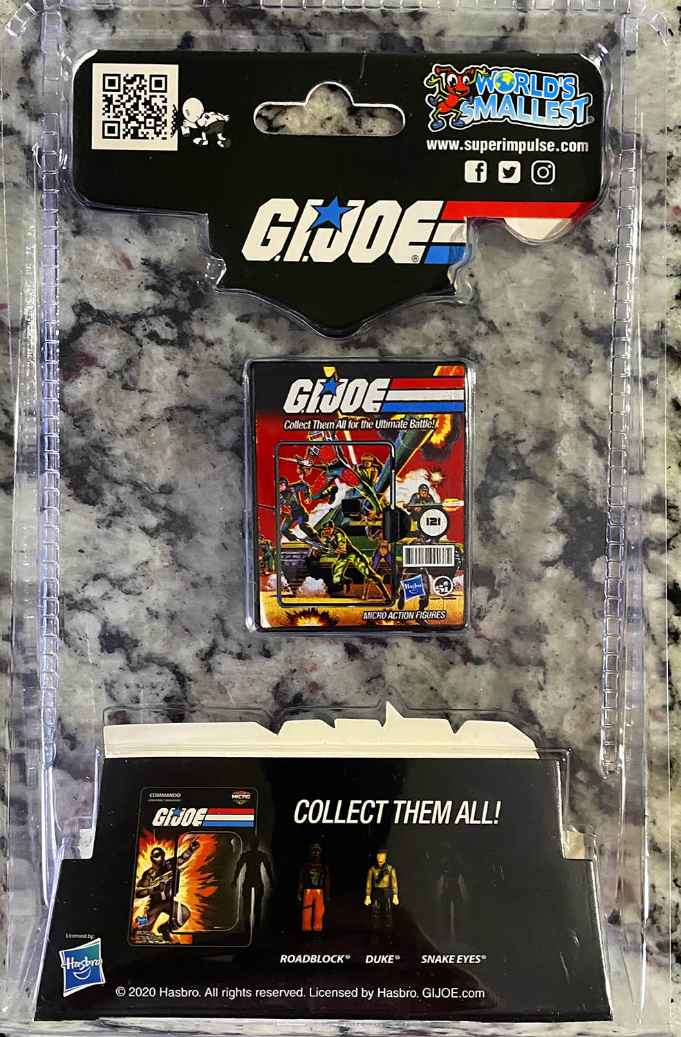 Snake-Eyes - World’s Smallest Toys (G.I. Joe) action figure collectible - Main Image 2