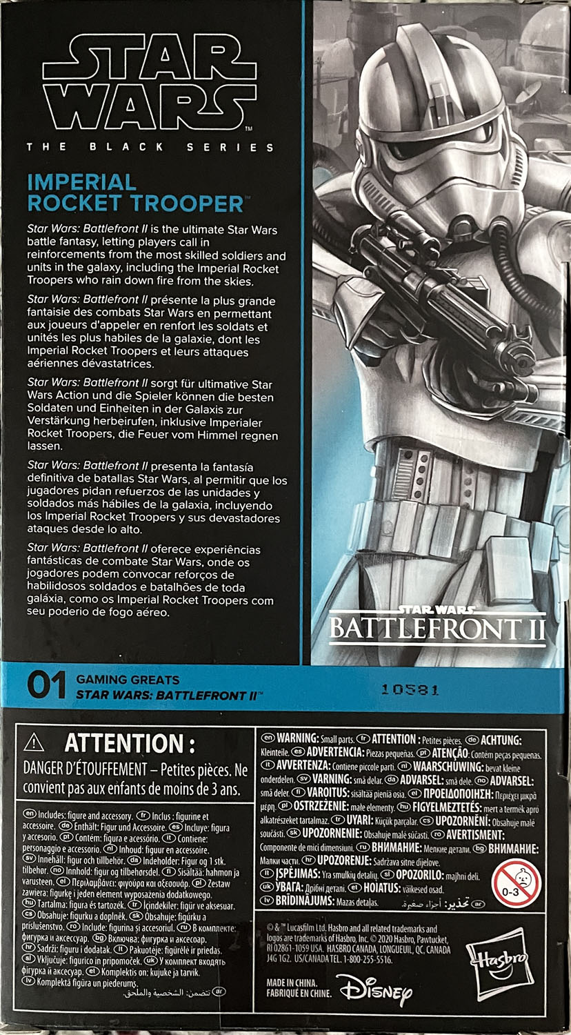 Imperial Rocket Trooper - Disney/Hasbro (Star Wars The Black Series 6) action figure collectible - Main Image 2