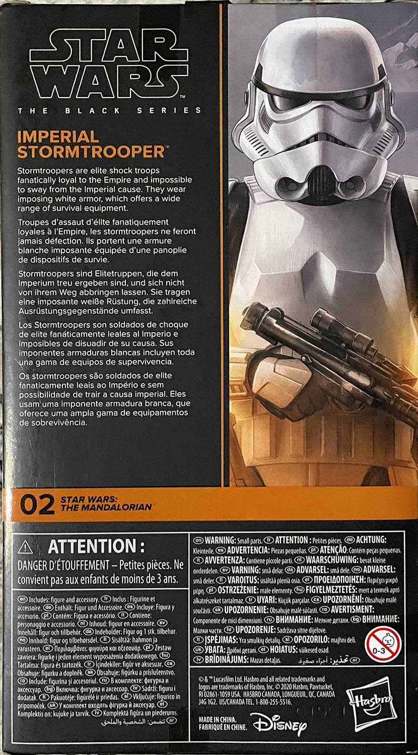 Imperial Stormtrooper - Disney/Hasbro (Star Wars The Black Series 6) action figure collectible - Main Image 2