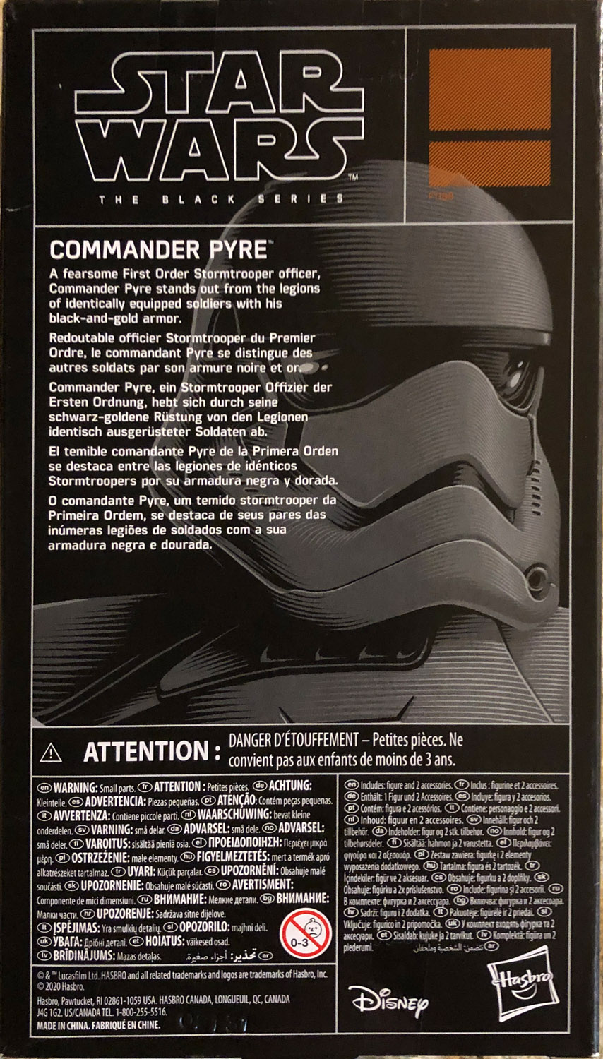 Commander Pyre - Disney/Hasbro (Star Wars The Black Series 6) action figure collectible - Main Image 2