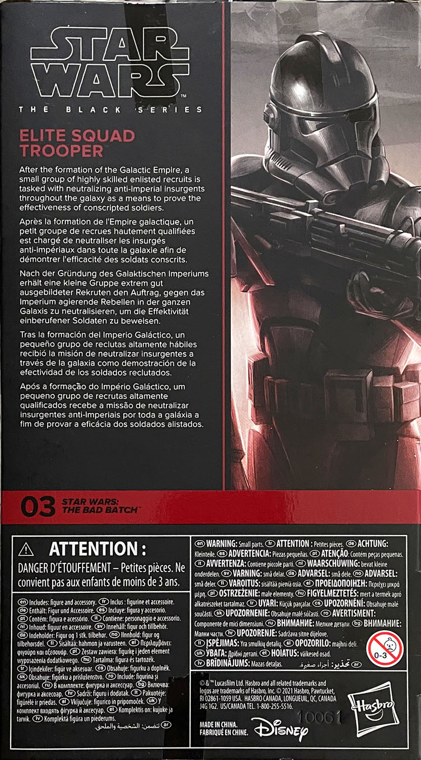 Elite Squad Trooper - Disney/Hasbro (Star Wars The Black Series 6) action figure collectible - Main Image 2