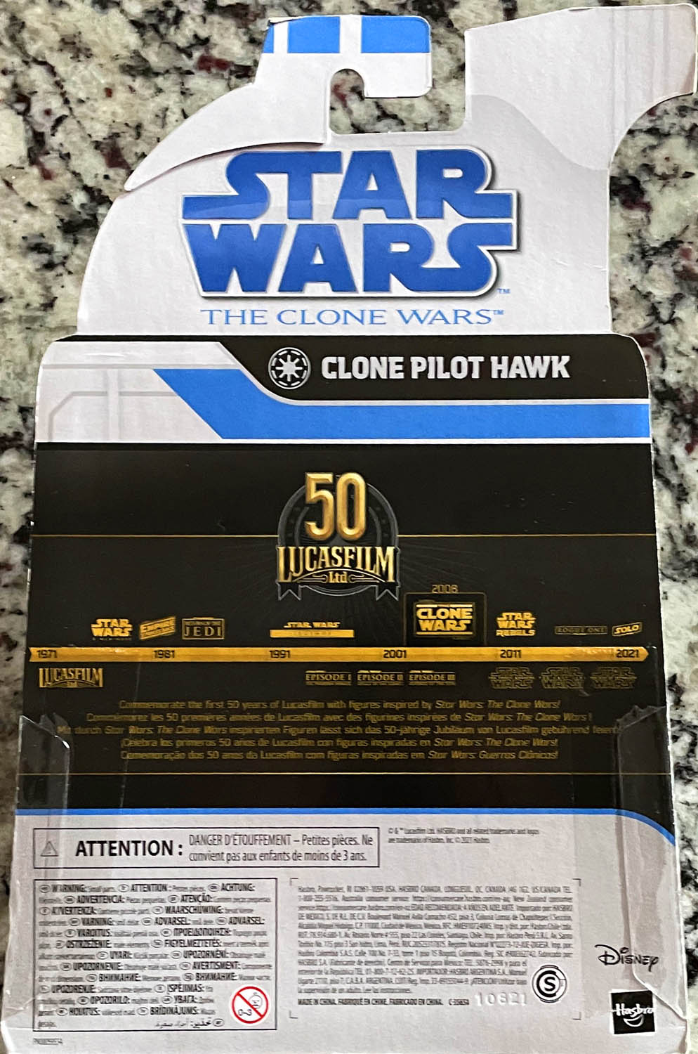 Clone Pilot Hawk - Disney/Hasbro (Star Wars The Black Series 6) action figure collectible - Main Image 2