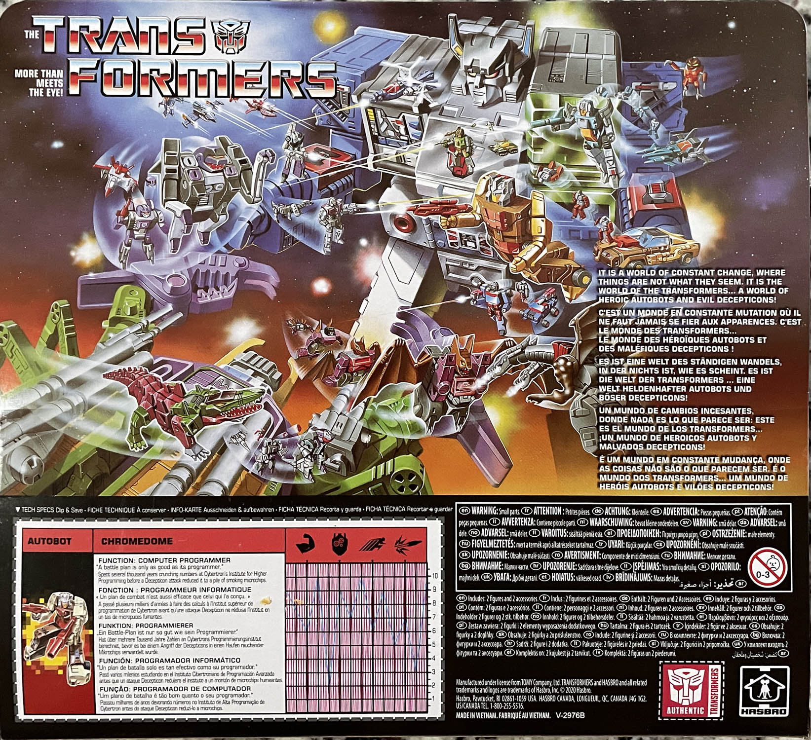 Chromedome (Headmaster) - Hasbro (The Transformers) action figure collectible - Main Image 2