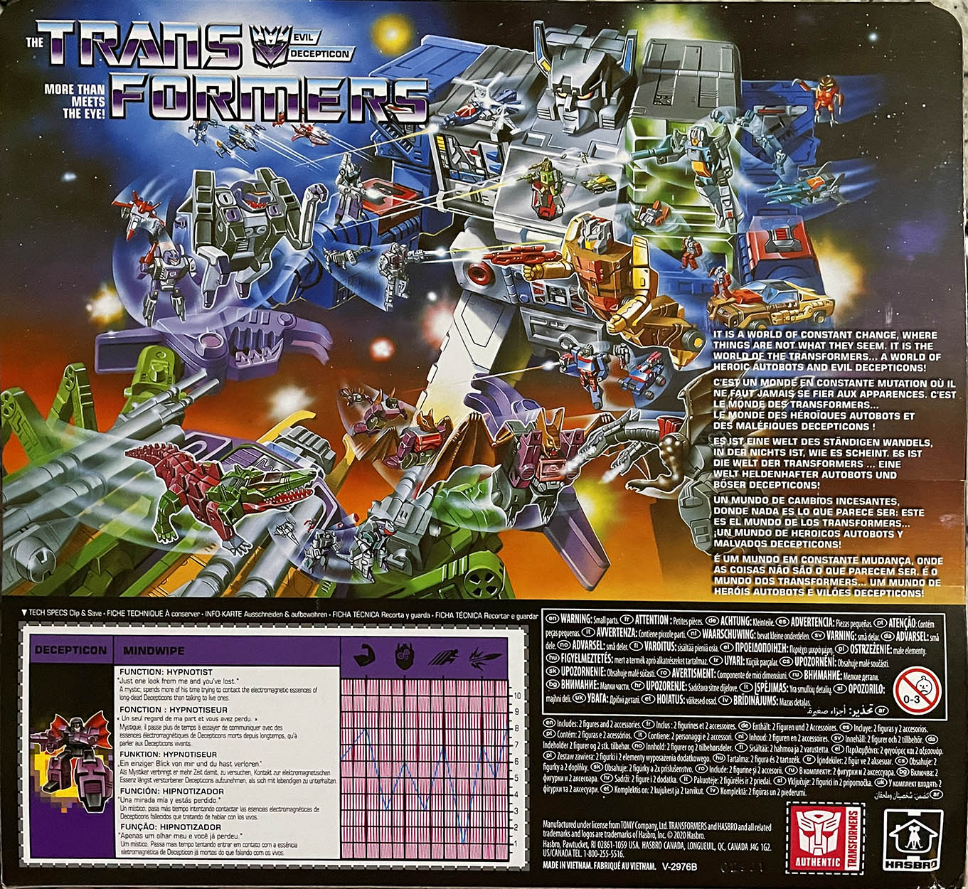 Mindswipe (Headmaster) - Hasbro (The Transformers) action figure collectible - Main Image 2