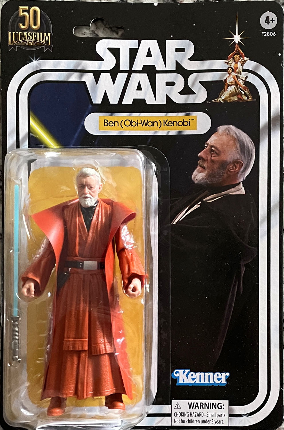 Obi-Wan Kenobi (Retro) - Disney/Hasbro (Star Wars The Black Series 6) action figure collectible - Main Image 1