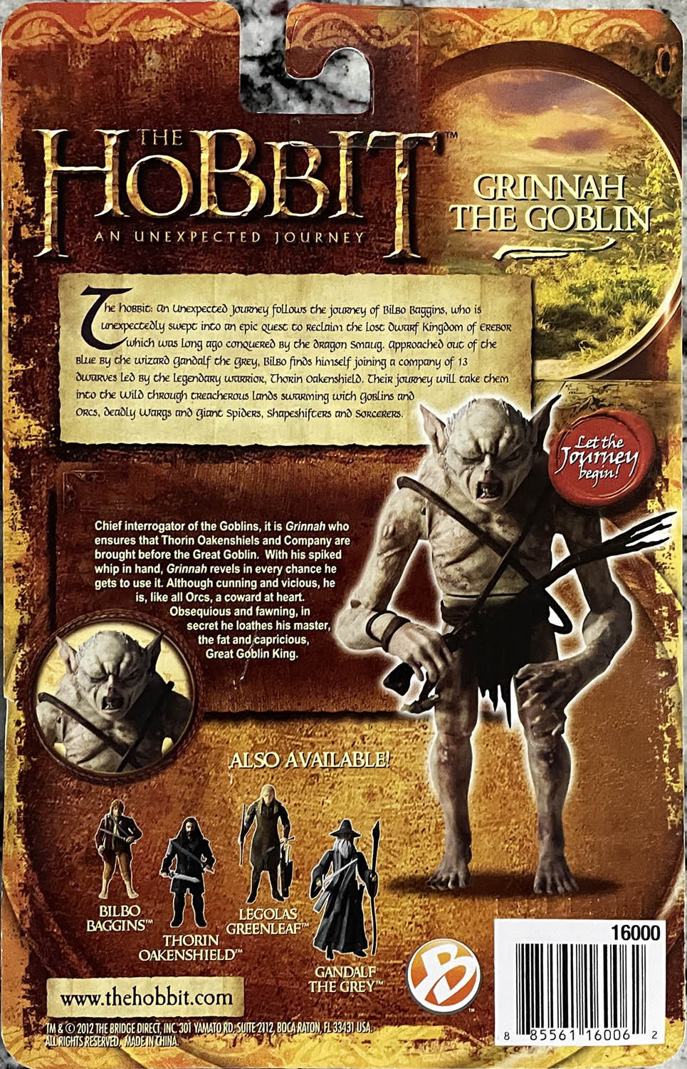 Grinnah the Goblin - The Bridge Direct (The Hobbit) action figure collectible - Main Image 2