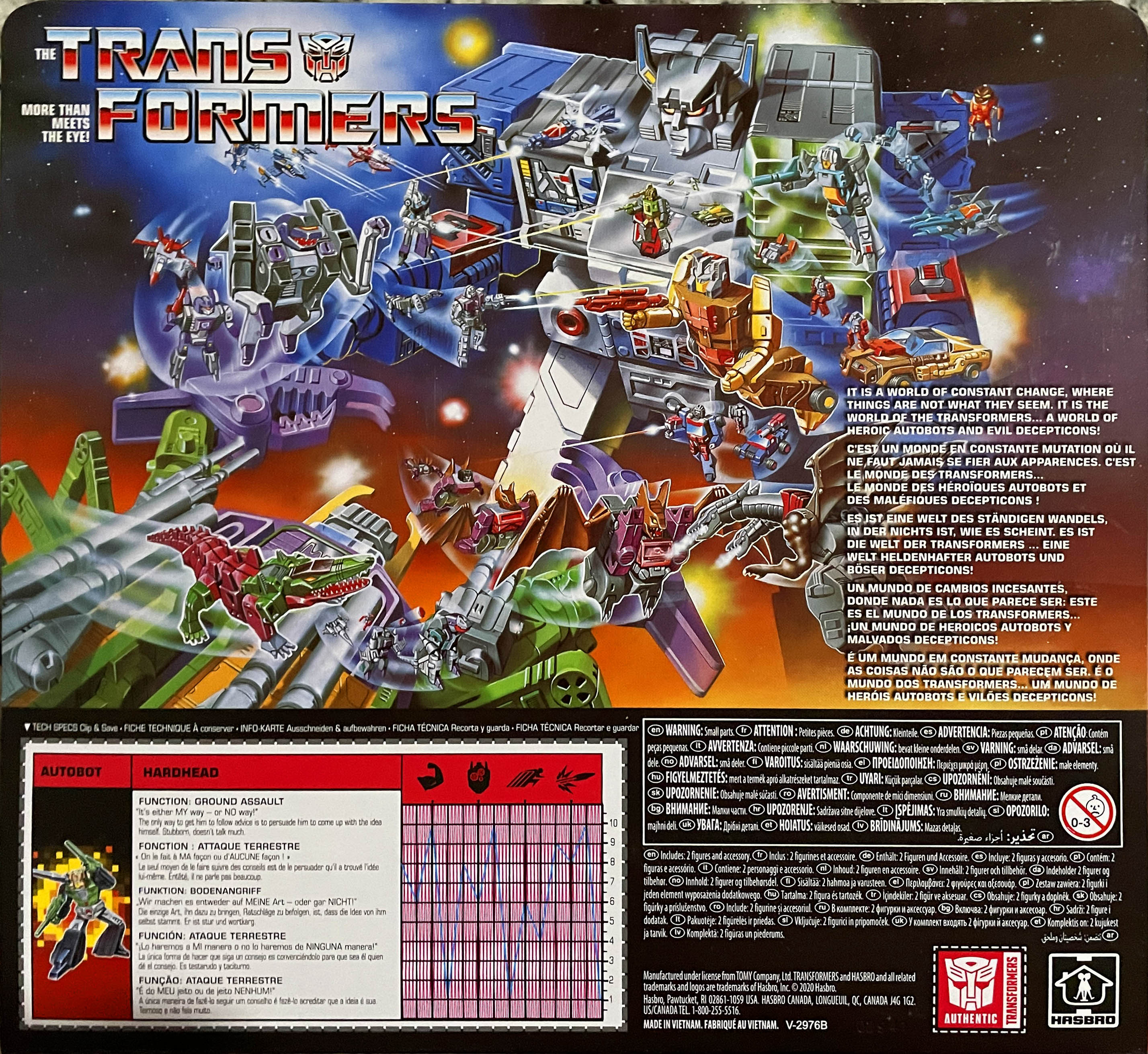 Hardhead (Headmaster) - Hasbro (The Transformers) action figure collectible - Main Image 2