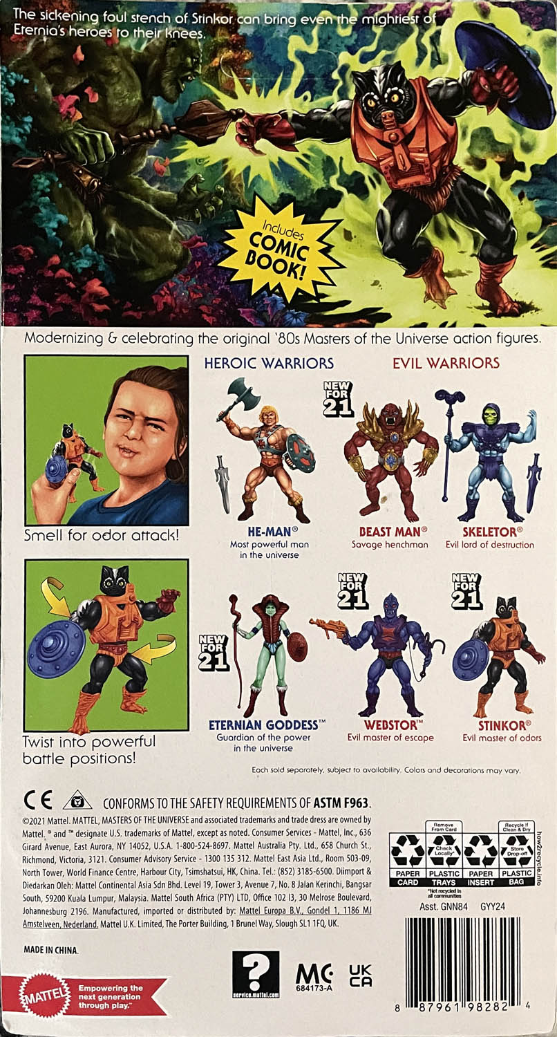 Stinkor Motu Origins - Mattel (Masters Of The Universe Origins) action figure collectible - Main Image 2