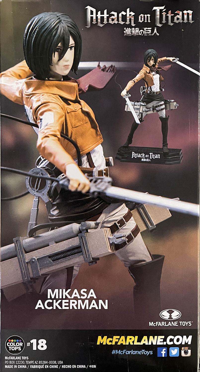 Mikasa Ackerman - McFarlane Toys (Attack On Titan) action figure collectible - Main Image 2