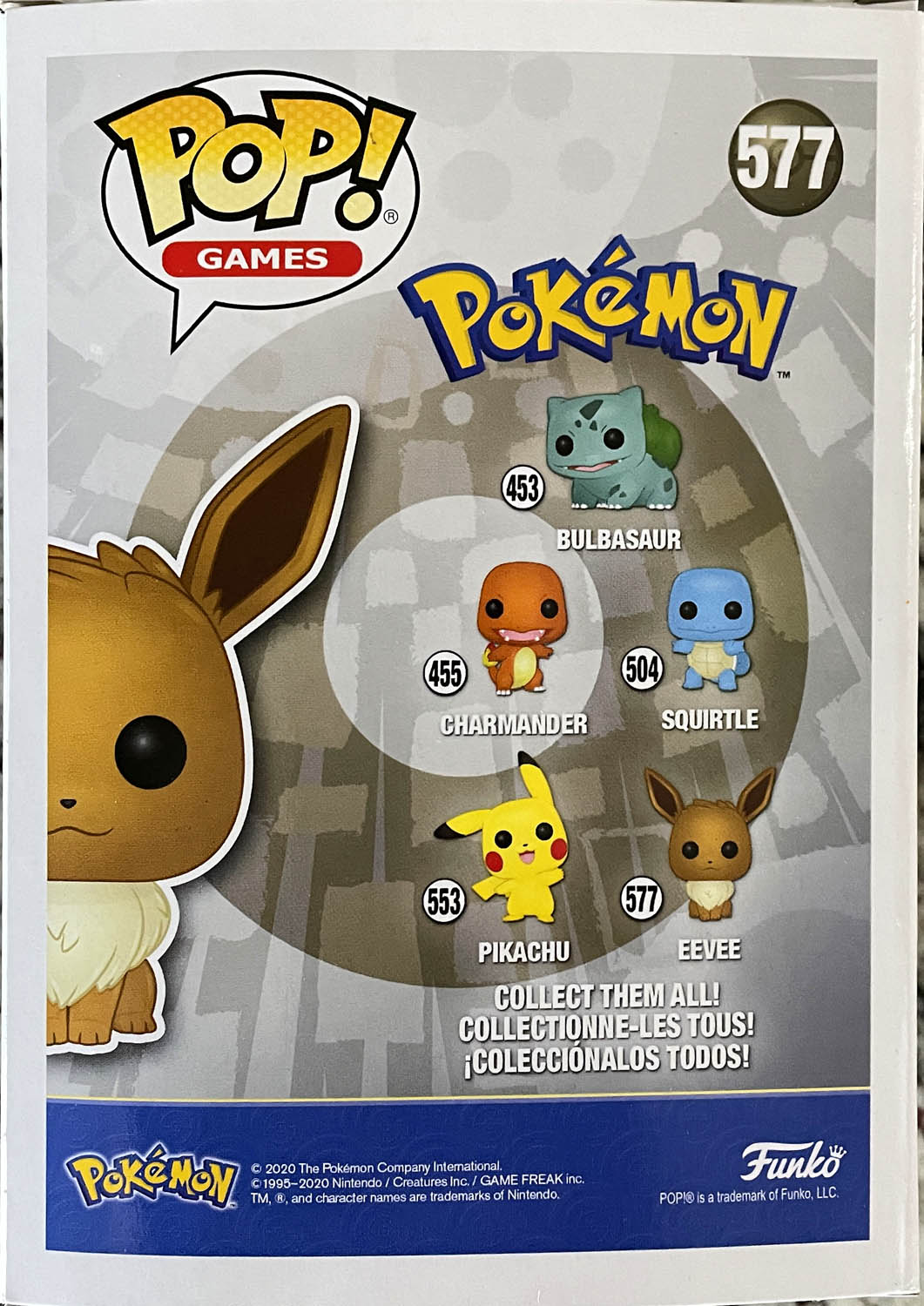 Eevee 577 - Funko (Pop! Games) action figure collectible - Main Image 2