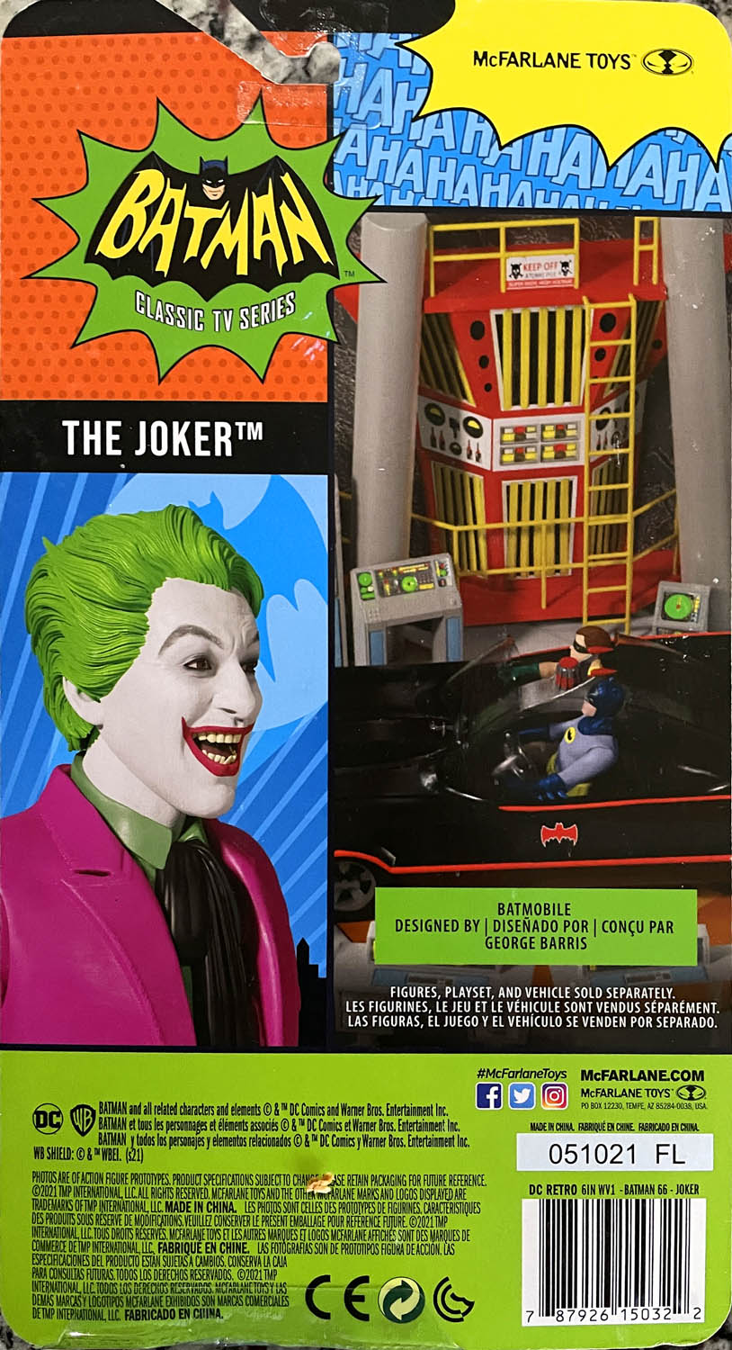 The Joker - McFarlane Toys (Batman 1966 Classic TV Series) action figure collectible - Main Image 2
