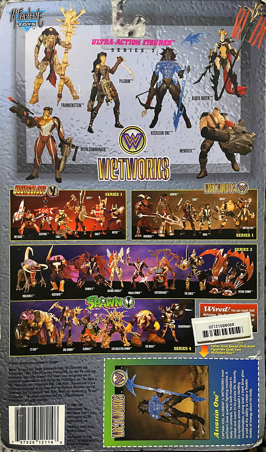 Assassin One (Blue Version) - McFarlane Toys (Whilce Portacios Wetworks) action figure collectible - Main Image 2