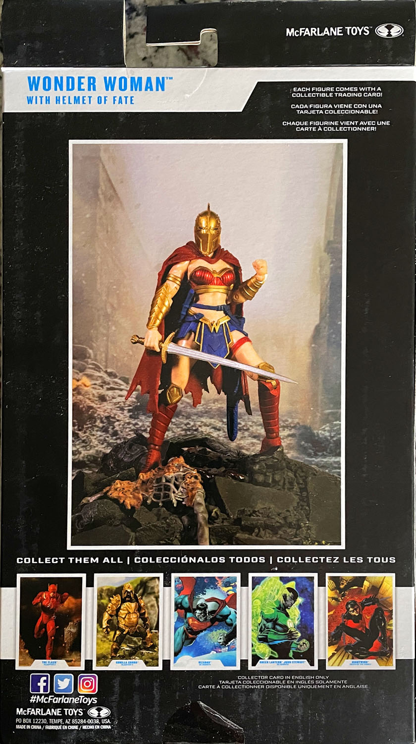 Wonder Woman (with Helmet of Fate) - McFarlane Toys (DC Multiverse) action figure collectible - Main Image 2