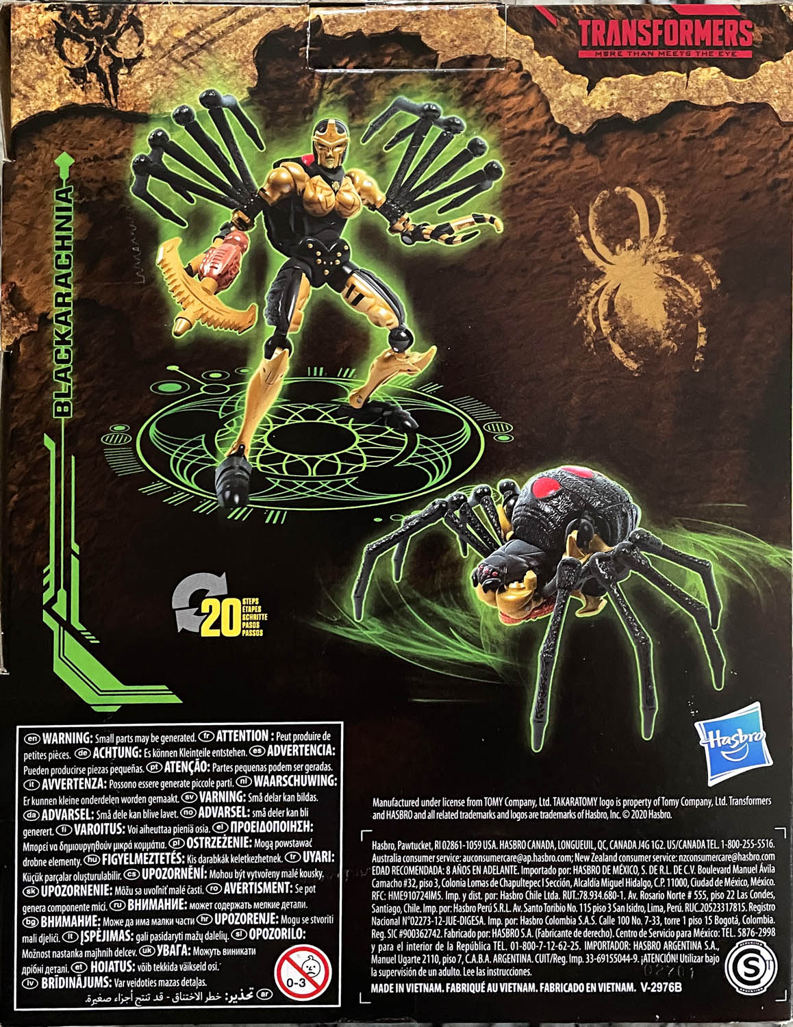 Black Arachnia - Hasbro (Transformers: Kingdom War for Cybertron) action figure collectible - Main Image 2