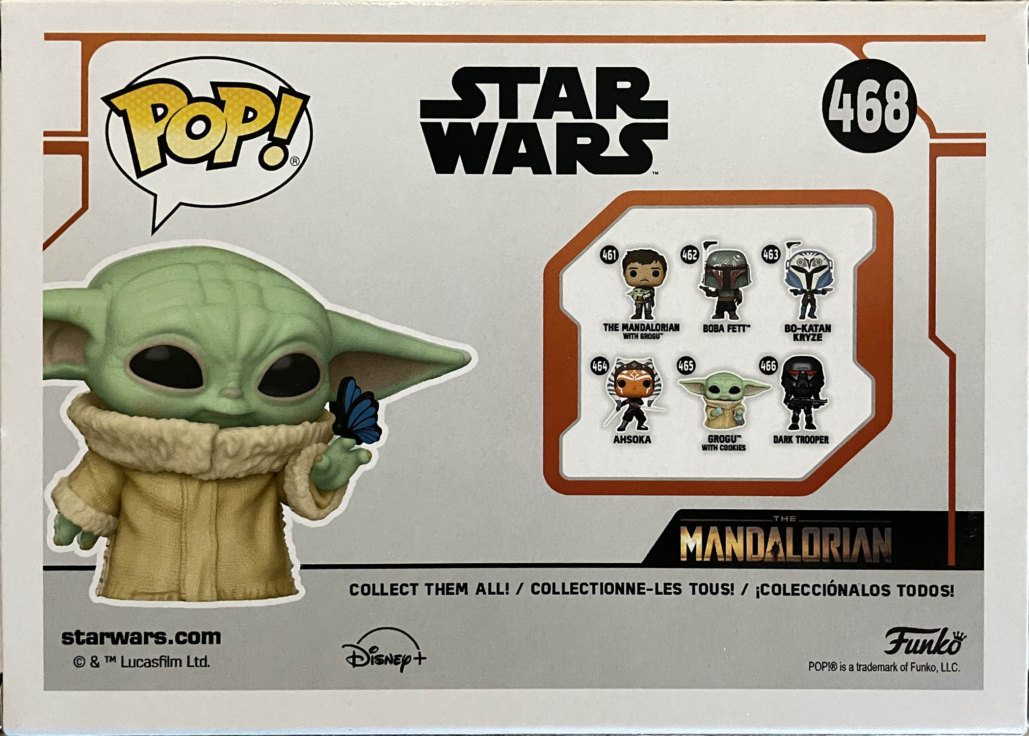 Grogu with Butterfly 468 - Funko (Pop! Star Wars) action figure collectible - Main Image 2
