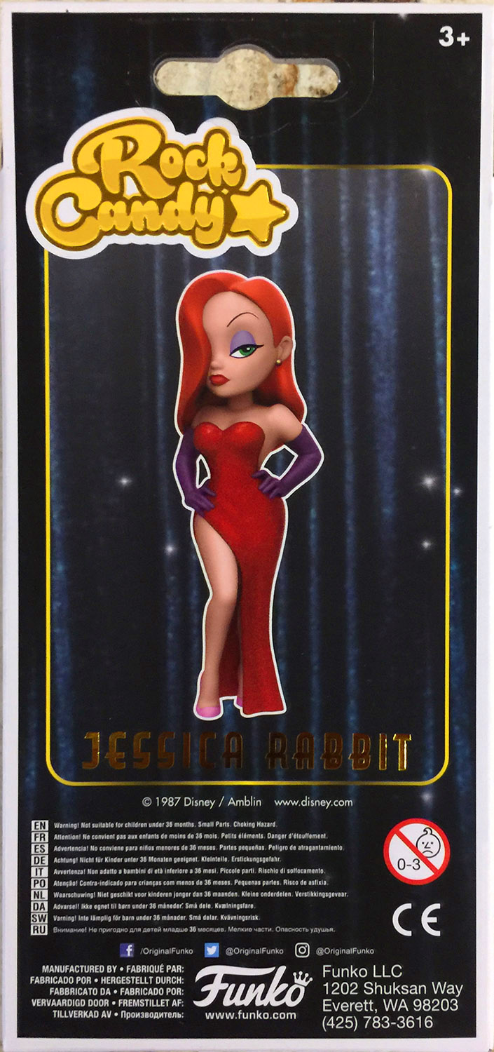 Jessica Rabbit - Funko (Rock Candy) action figure collectible - Main Image 2