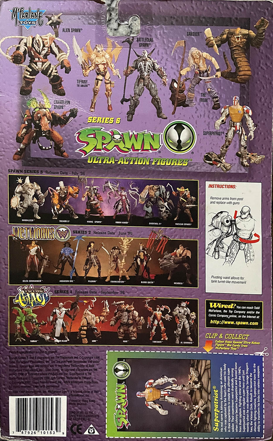 Super Patriot - McFarlane Toys (Spawn) action figure collectible - Main Image 2