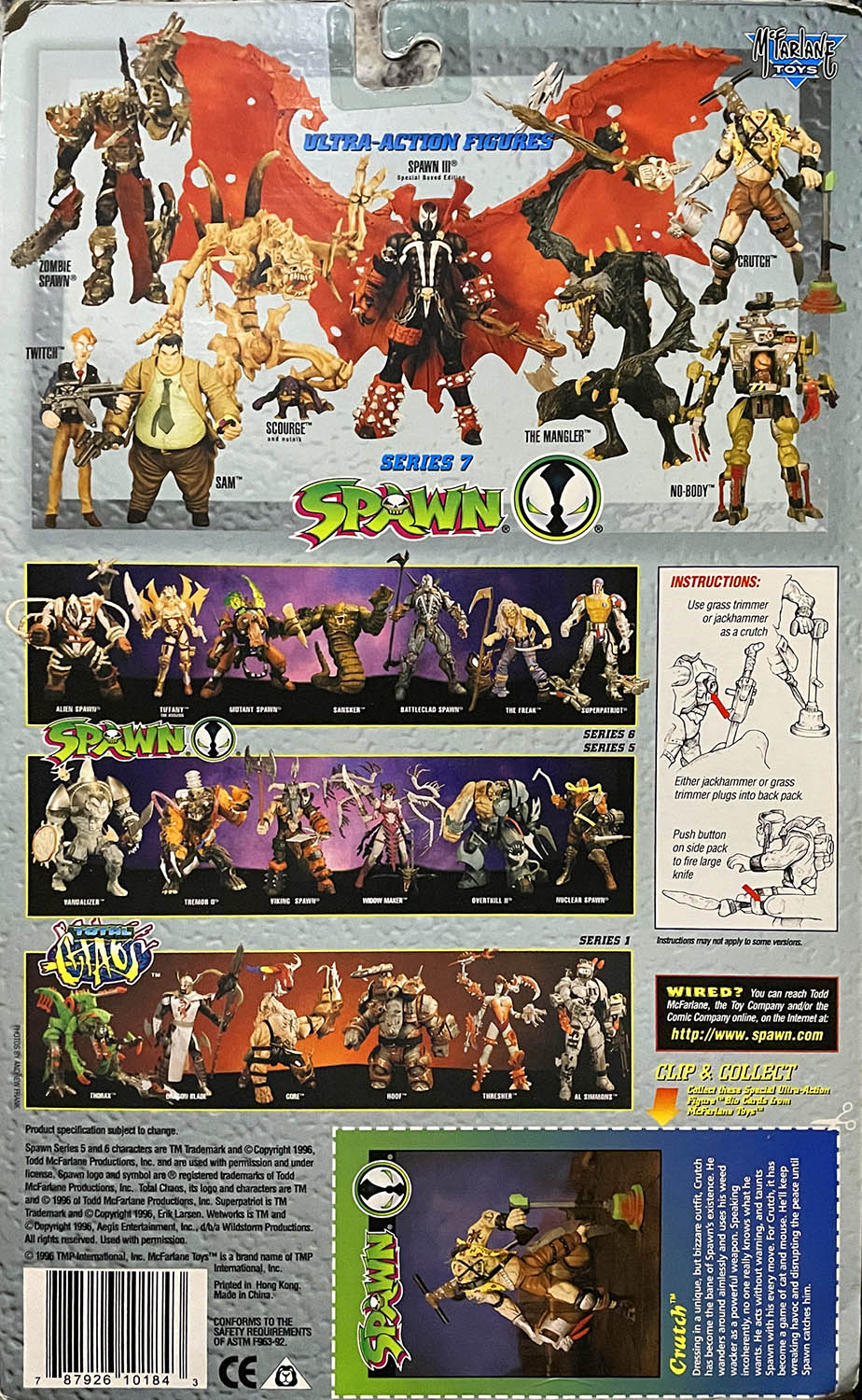 Crutch - McFarlane Toys (Spawn) action figure collectible - Main Image 2