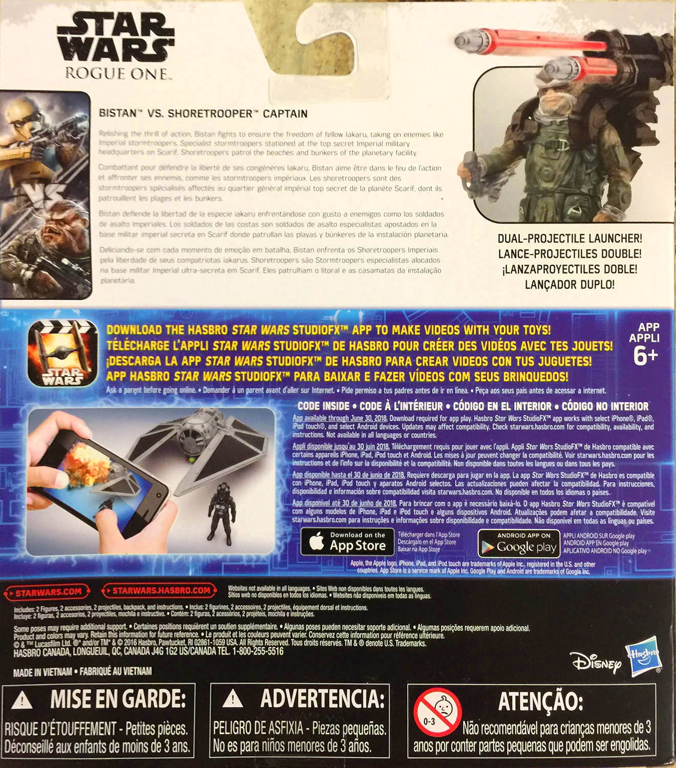 Shoretrooper and Captain Bistan - Disney/Hasbro (Star Wars Rogue One) action figure collectible - Main Image 2