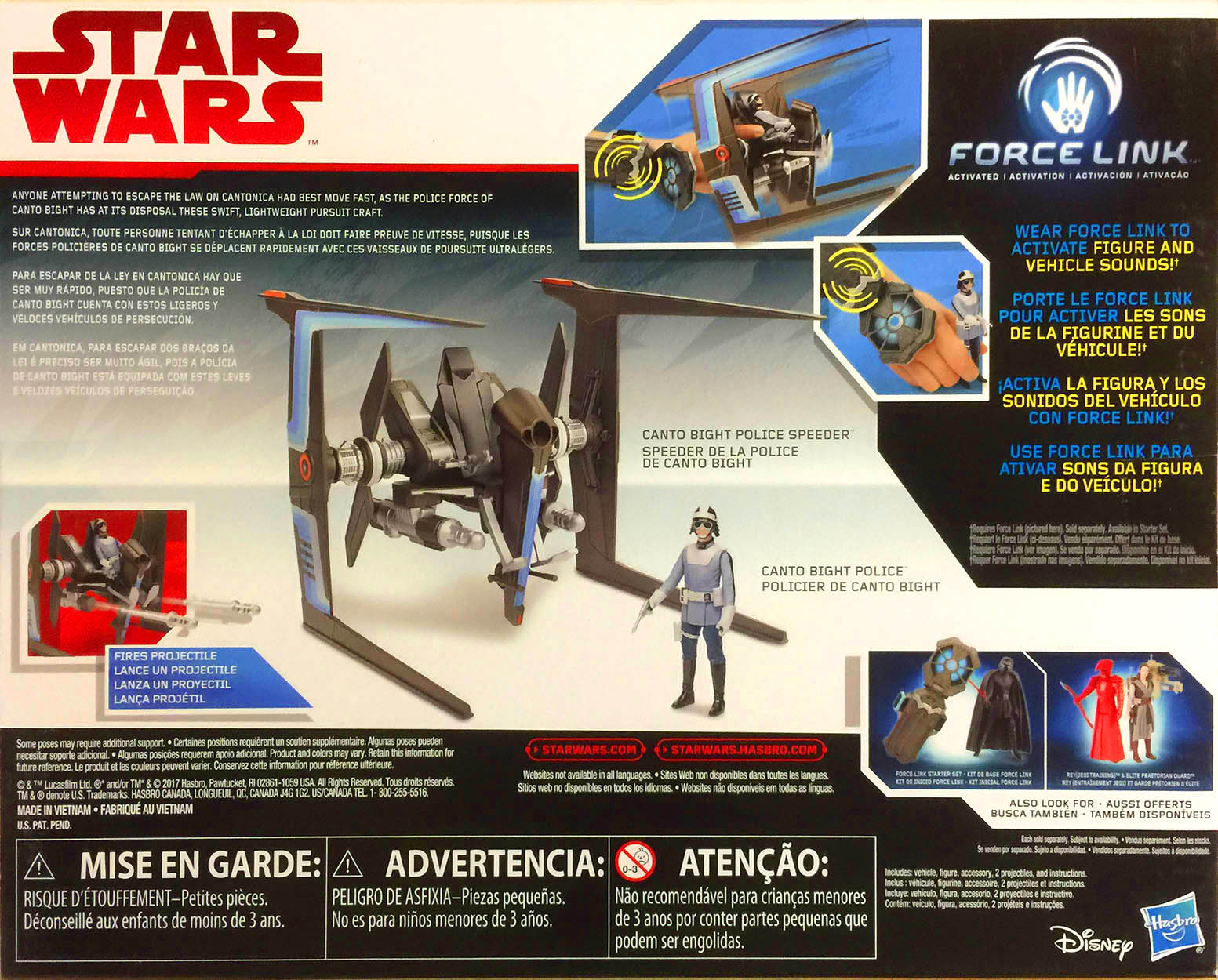 Canto Bight Police Speeder - Disney/Hasbro (The Last Jedi) action figure collectible - Main Image 2