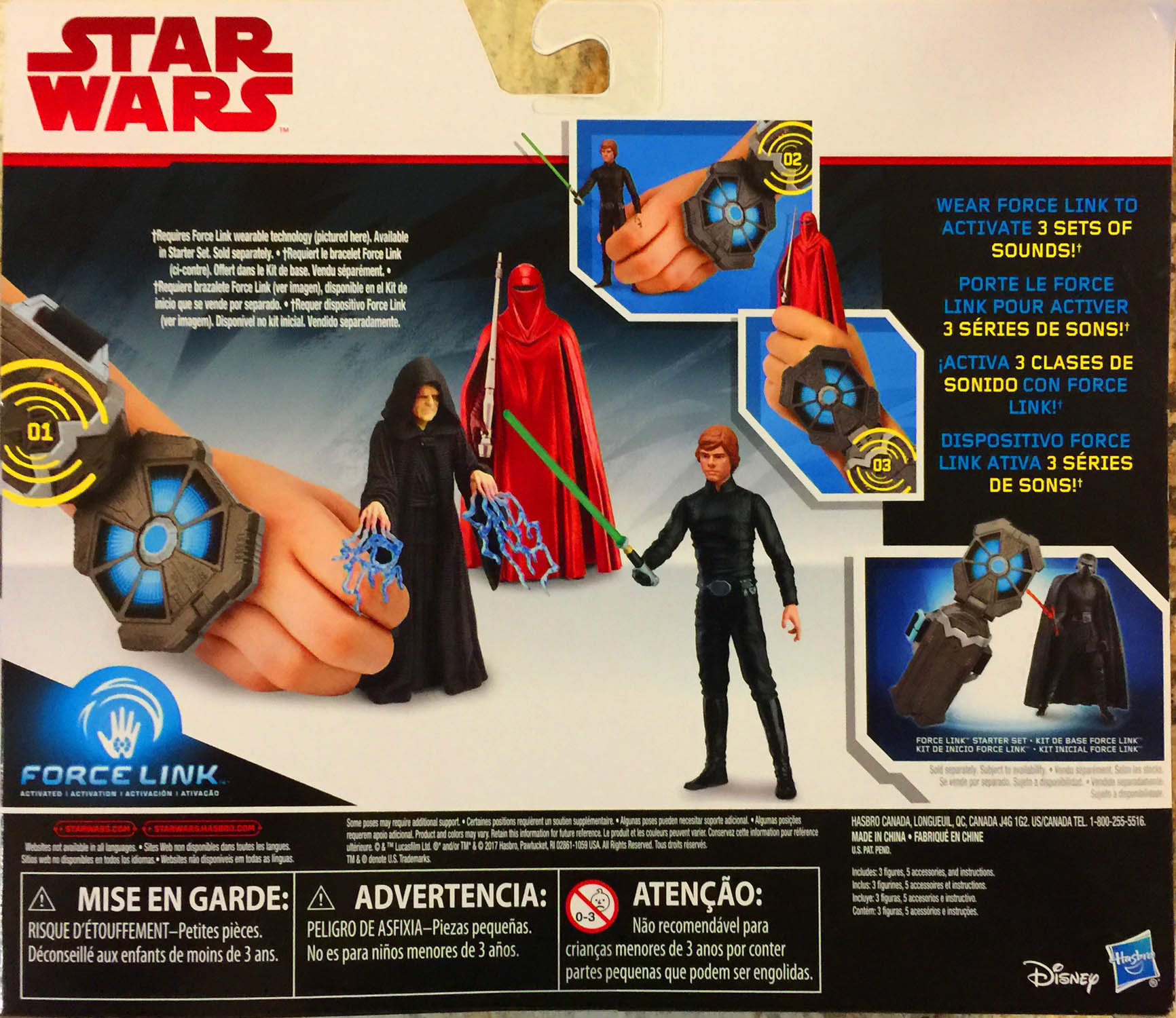 Force Link 3-Pack - Disney/Hasbro (Star Wars The Last Jedi) action figure collectible - Main Image 2