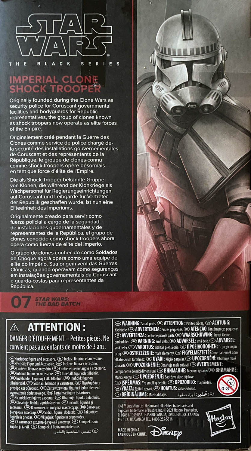 Shock Trooper - Disney/Hasbro (Star Wars The Black Series 6) action figure collectible - Main Image 2