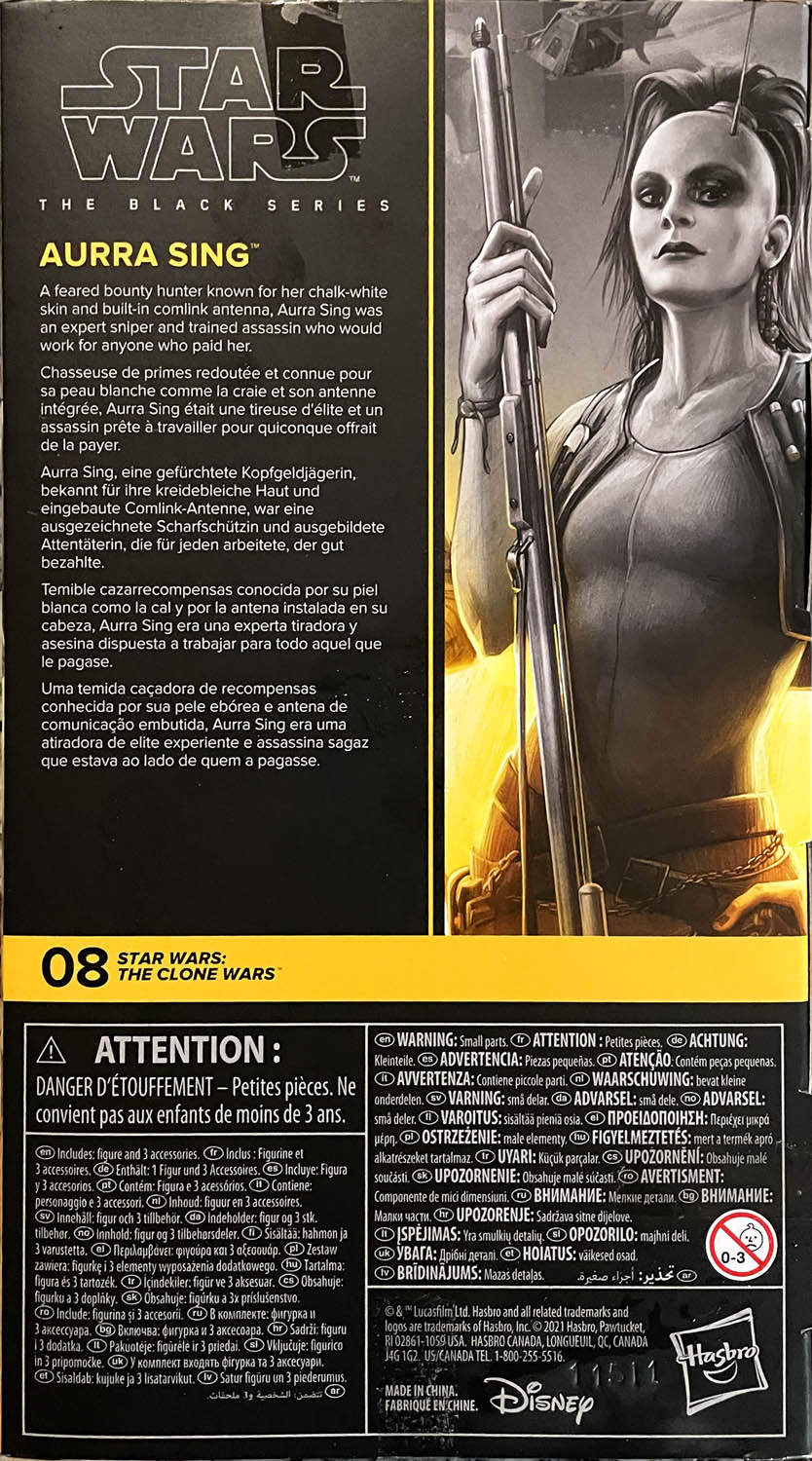 Aurra Sing - Disney/Hasbro (Star Wars The Black Series 6) action figure collectible - Main Image 2