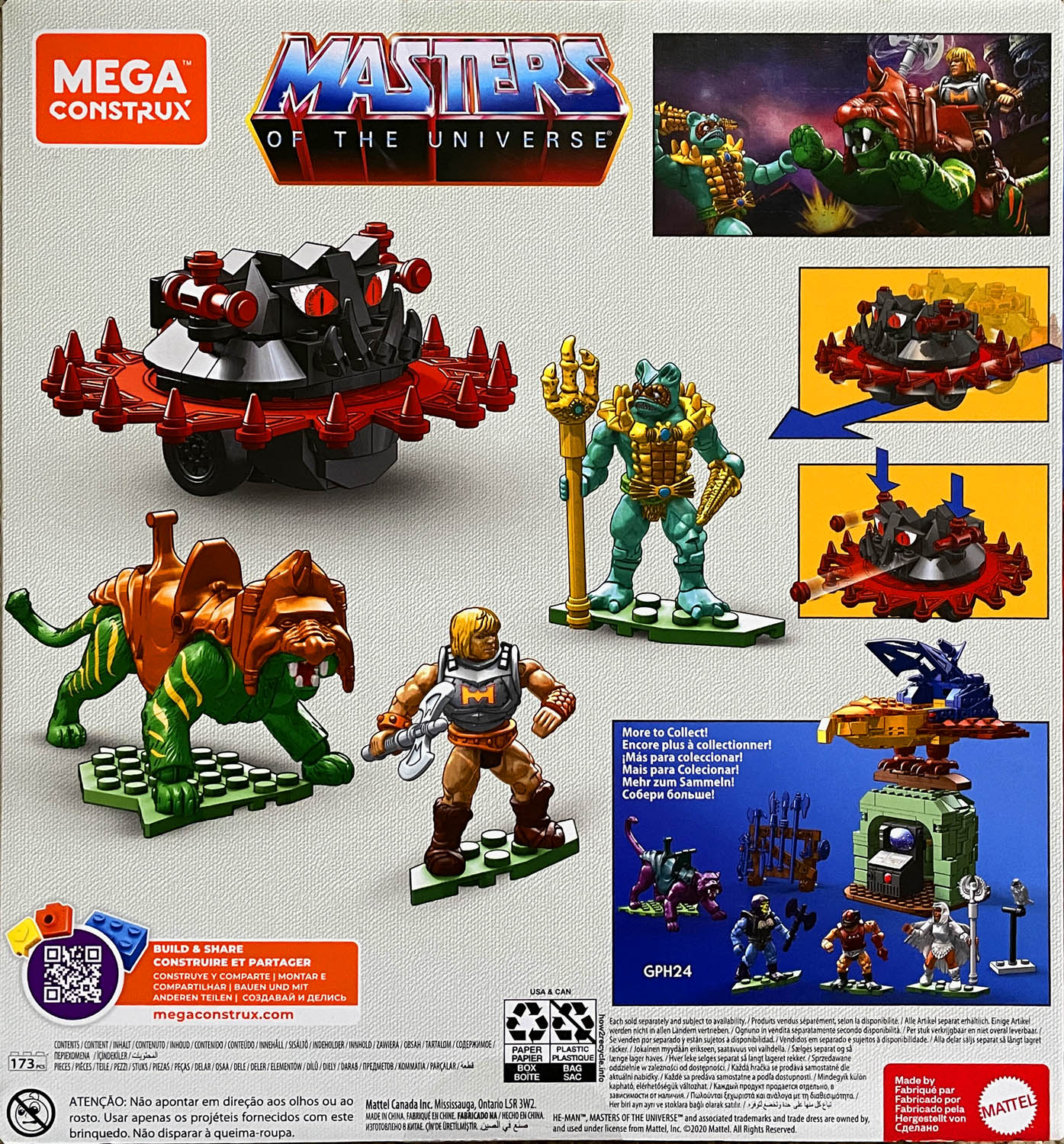 Battle Cat vs Roton - Mattel (Mega Construx) action figure collectible - Main Image 2