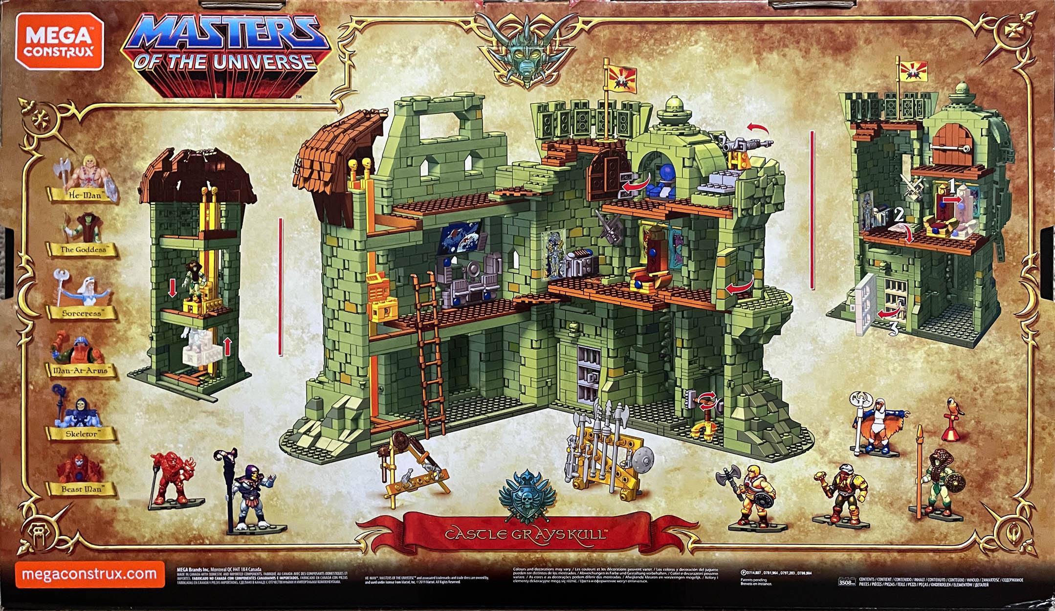 Castle Grayskull - Mattel (Mega Construx) action figure collectible - Main Image 2