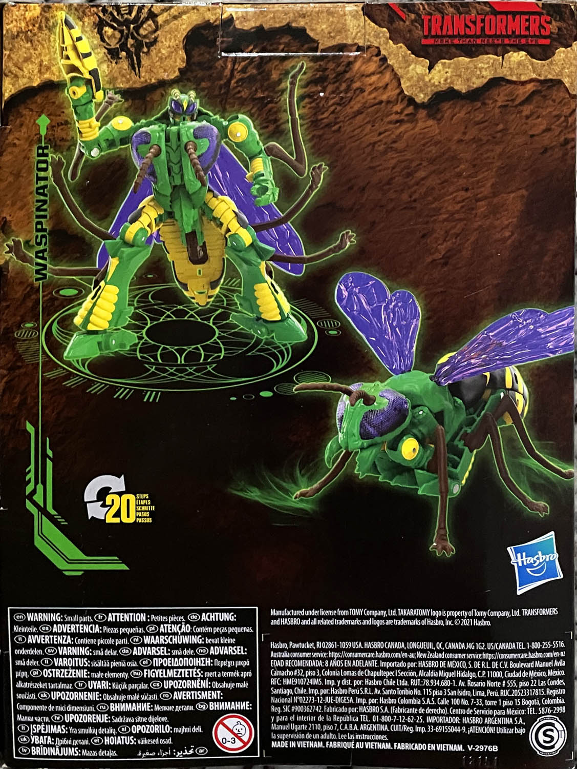Waspinator - Hasbro (Transformers: Kingdom War for Cybertron) action figure collectible - Main Image 2