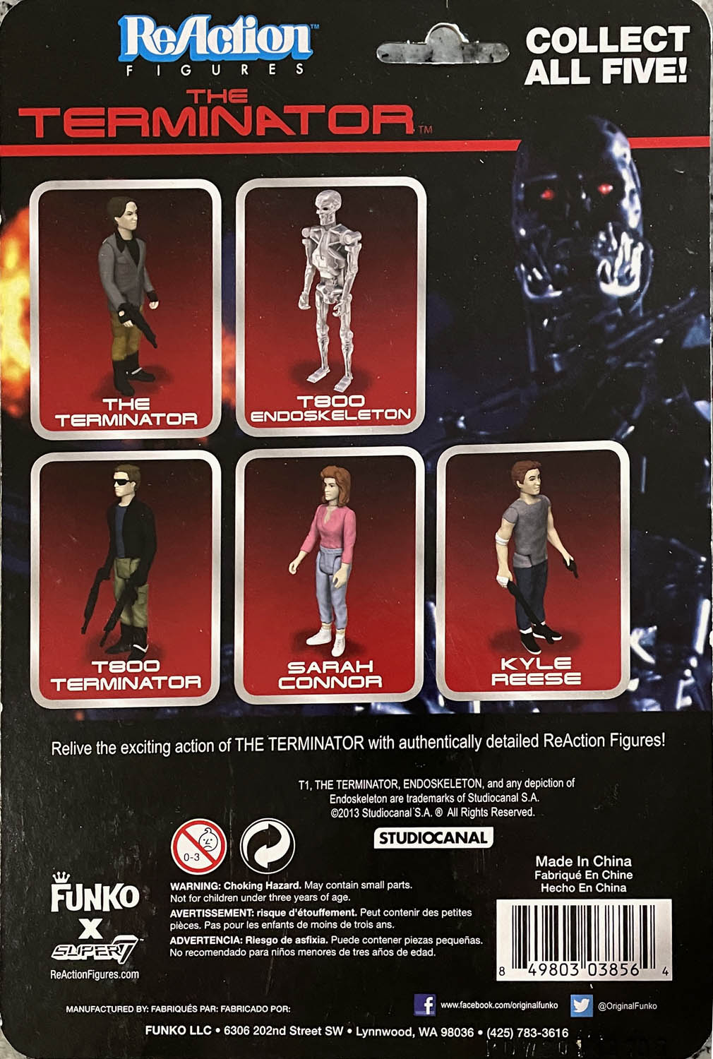 T800 Endoskeleton - Reaction Figures (The Terminator) action figure collectible - Main Image 2