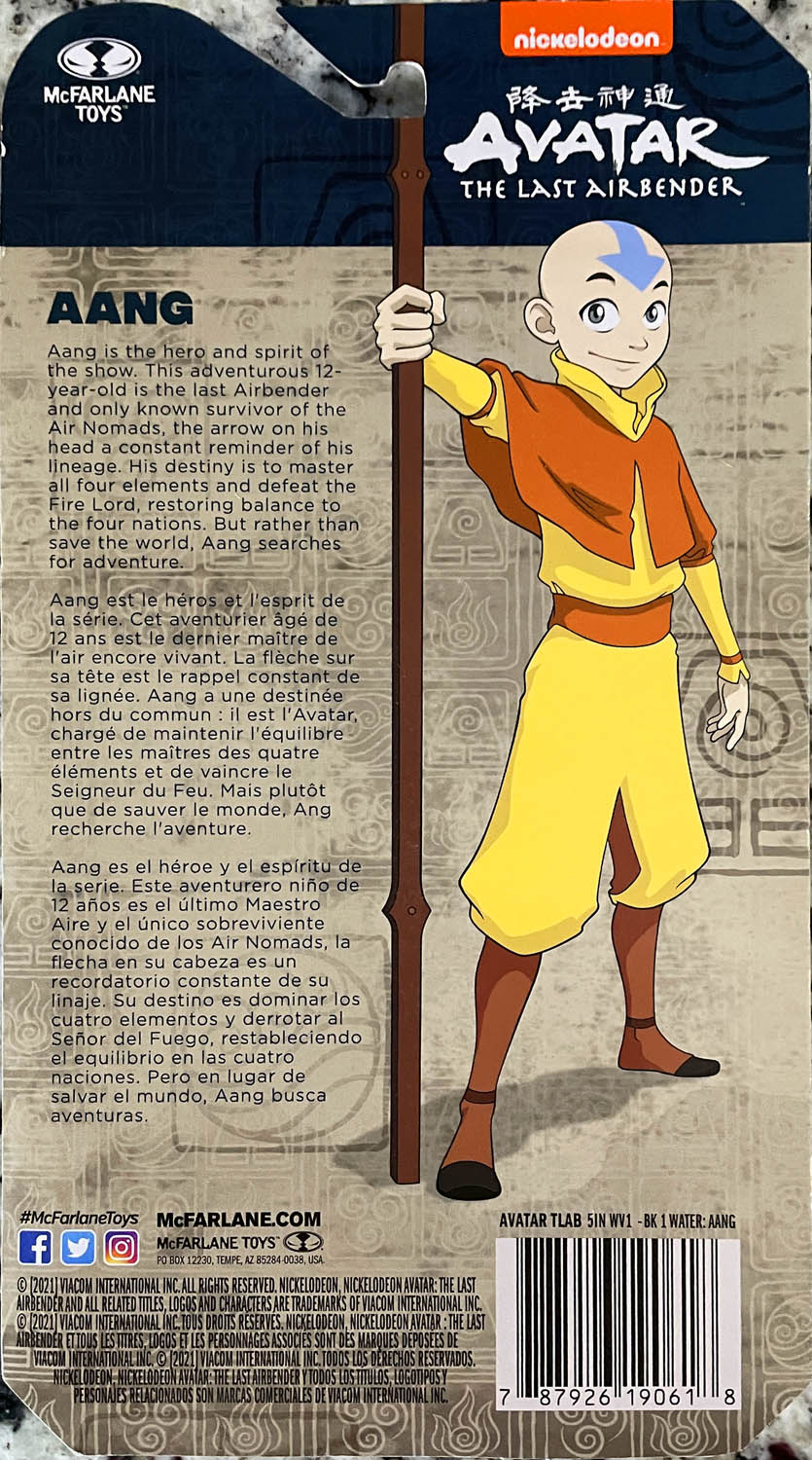 Aang - McFarlane Toys (Avatar The Last Airbender) action figure collectible - Main Image 2