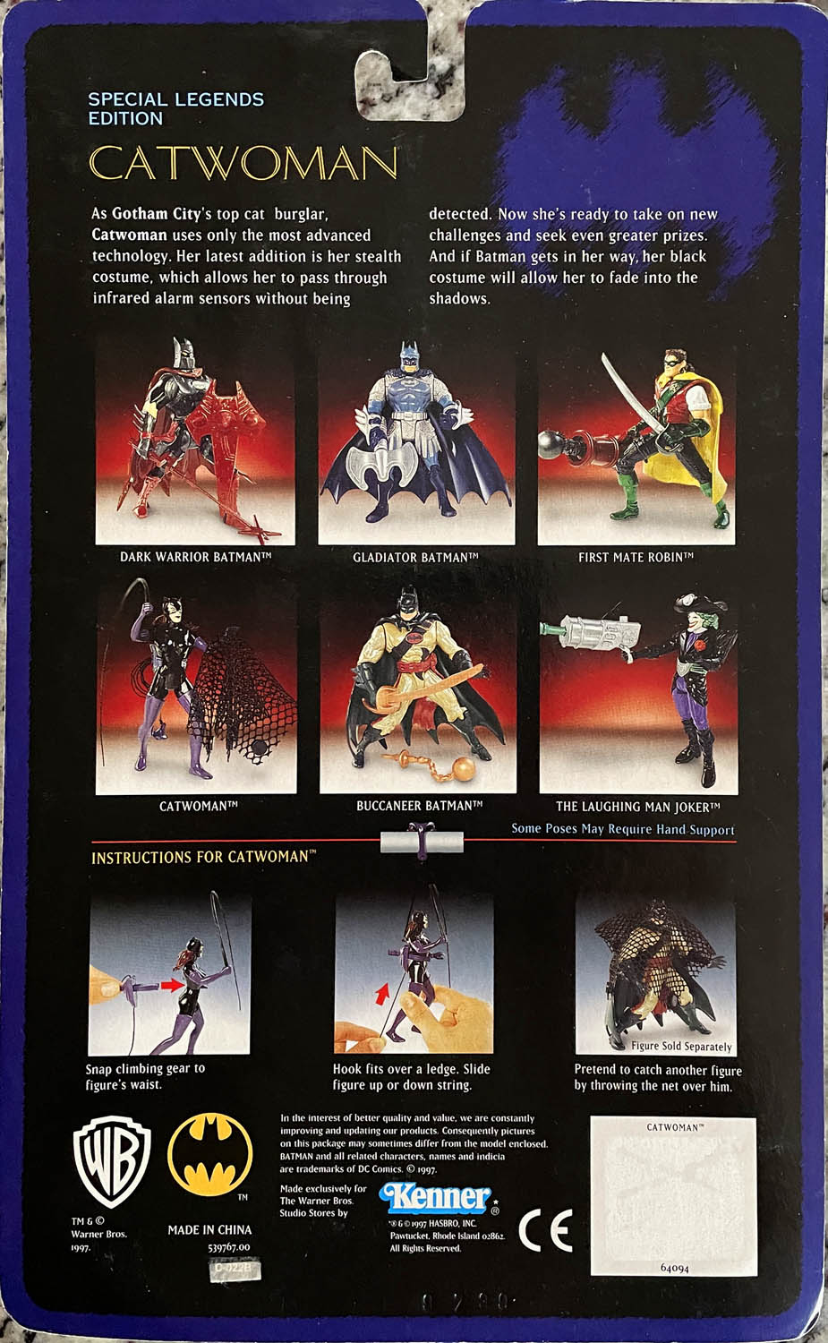 Catwoman - Kenner (Legends Of Batman) action figure collectible - Main Image 2